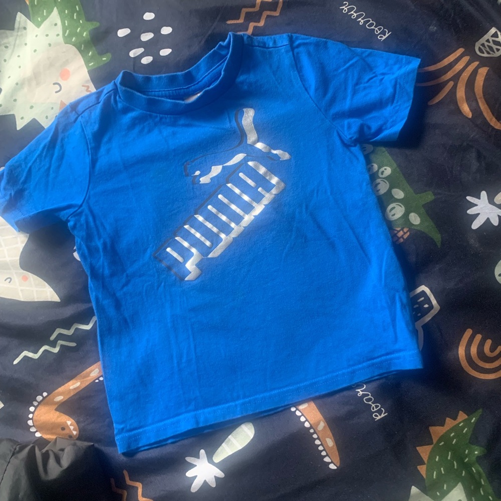 Puma Kids Blue T-Shirt